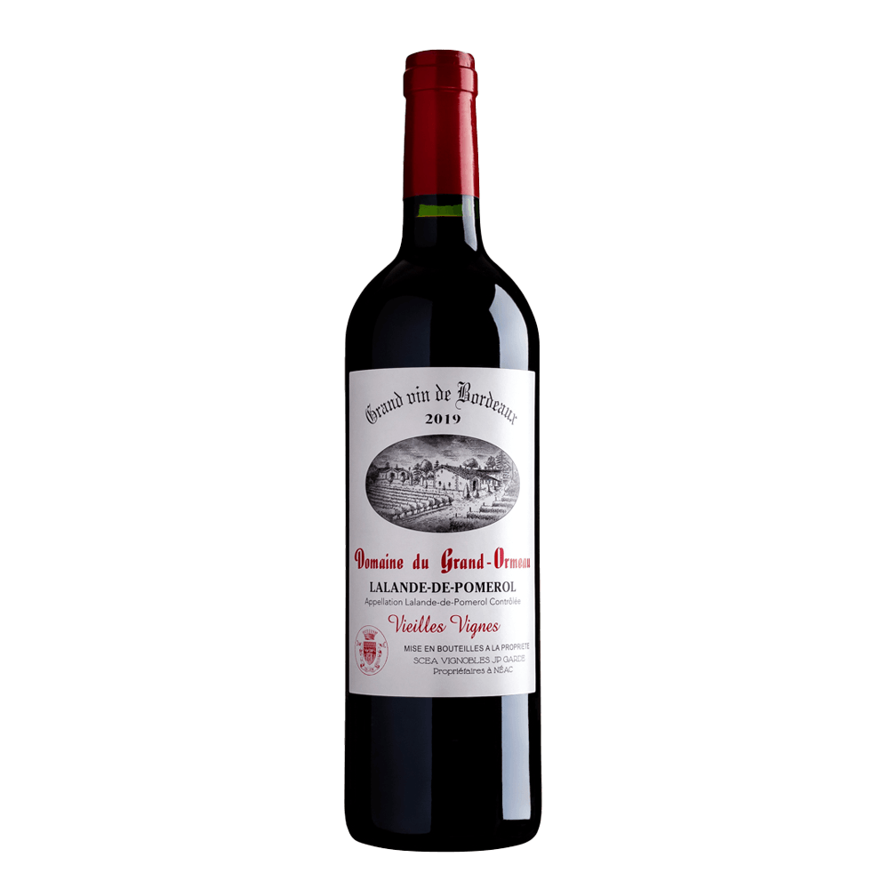 Vinho Domaine Du Grand Ormeau Tinto Seco França Vieilles Vignes Cabernet Franc, Cabernet Sauvignon, Merlot 2019 750ml